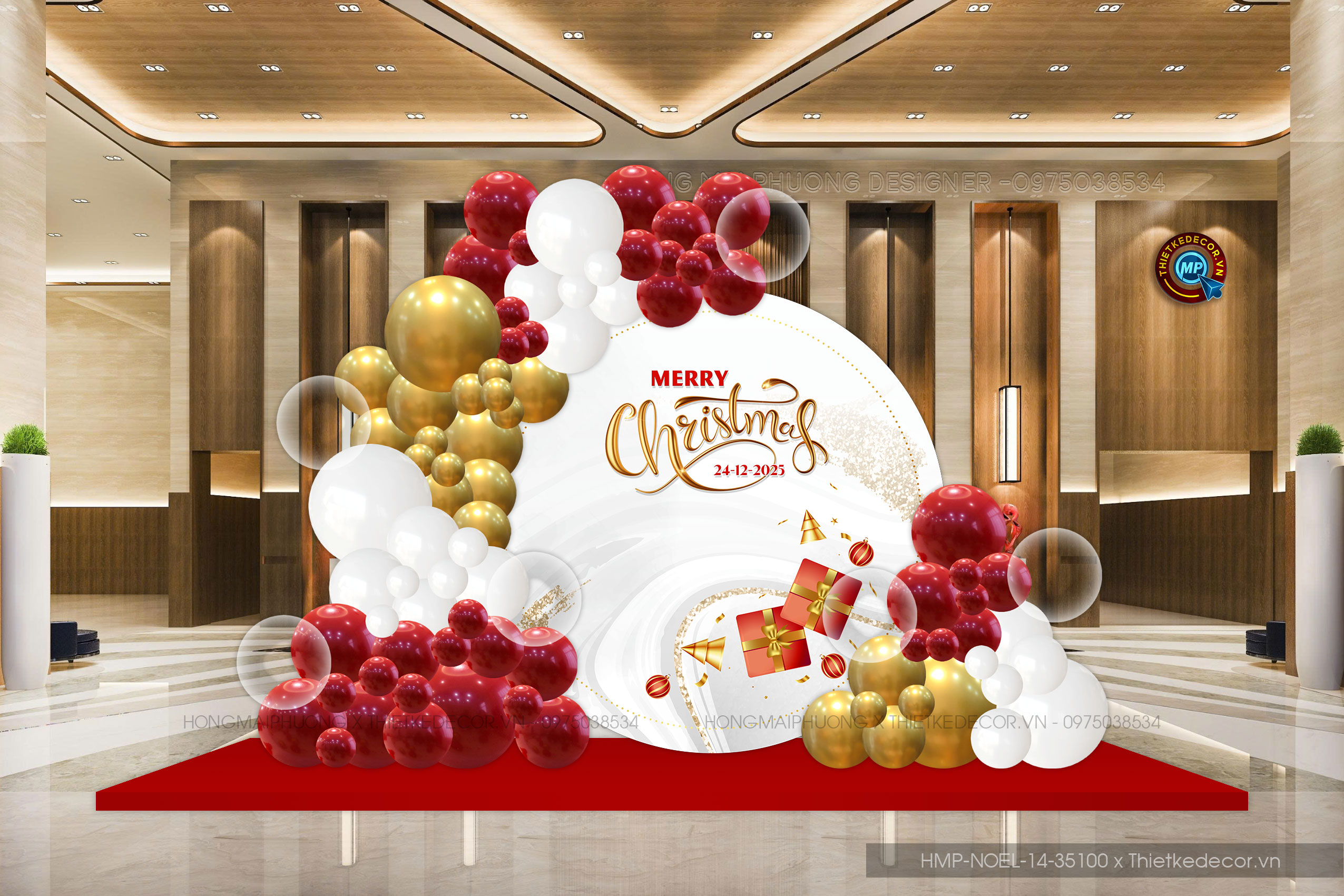 File thiết kế trang trí Giáng sinh Noel Merry Chrismas, checkin trường học, TTTM, chung cư, nhà hàng, khách sạn, quán cà phê...